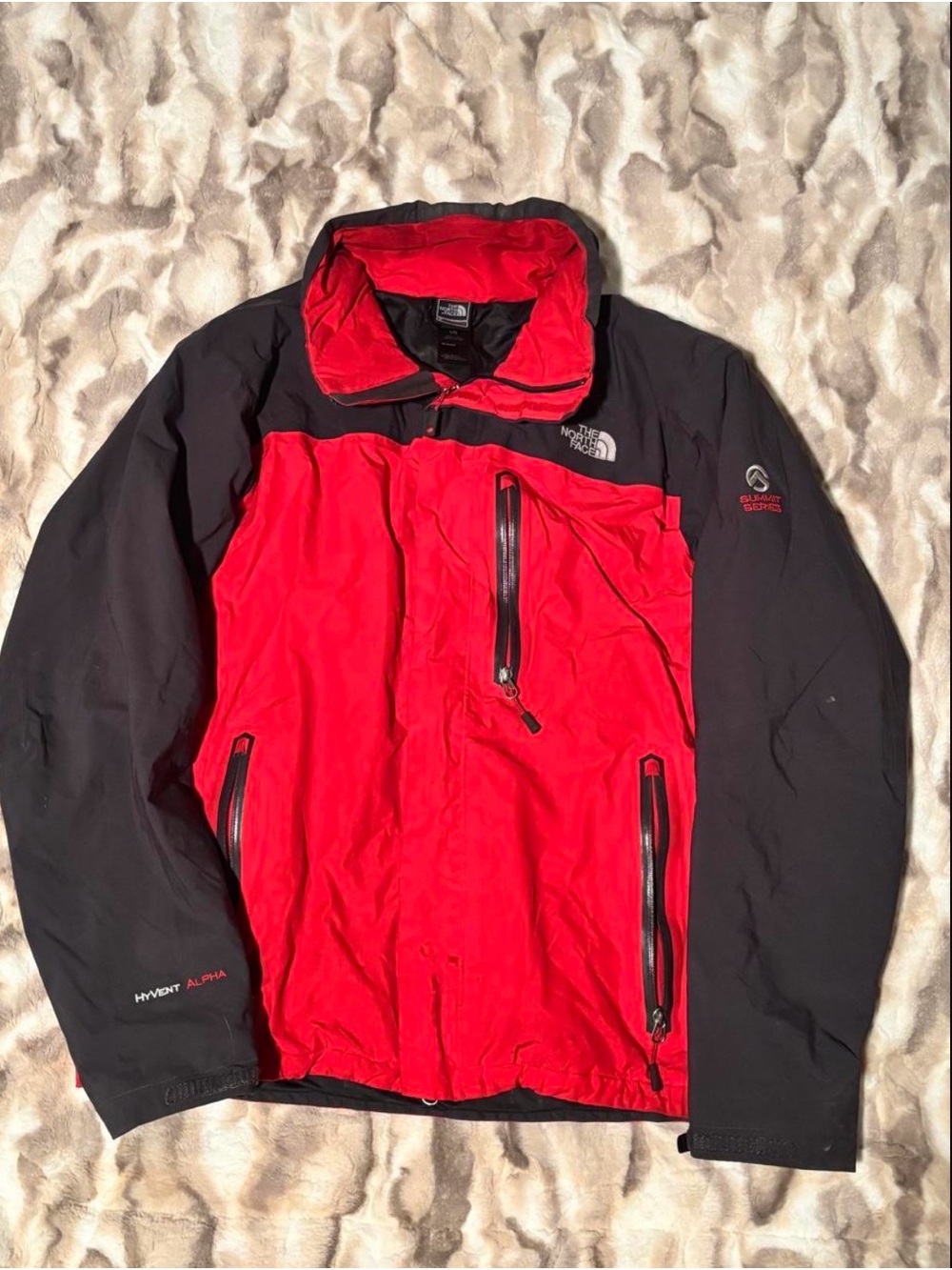 The North Face Red and Black Men's Performance Jacket